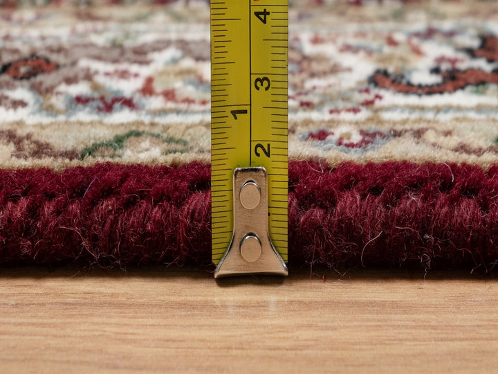 2'7" x 20'4" New Hand Knotted Red Wool Runner Oriental Rug - MOA10290980