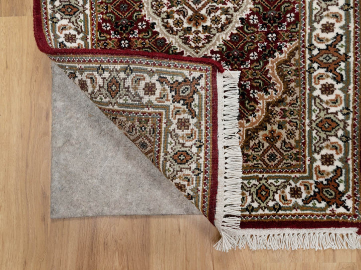 2'0" x 3'0" New Hand Knotted Red Wool Rectangle Oriental Rug - MOA10290993