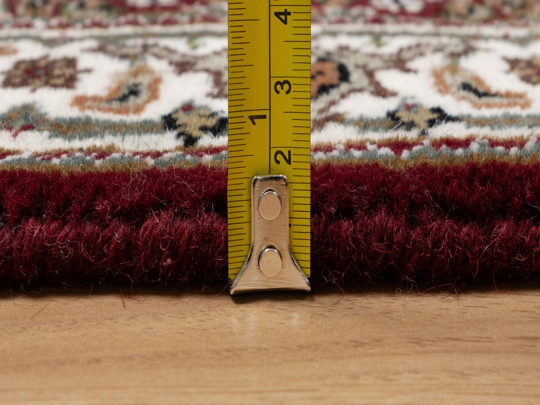 2'0" x 3'0" New Hand Knotted Red Wool Rectangle Oriental Rug - MOA10290993