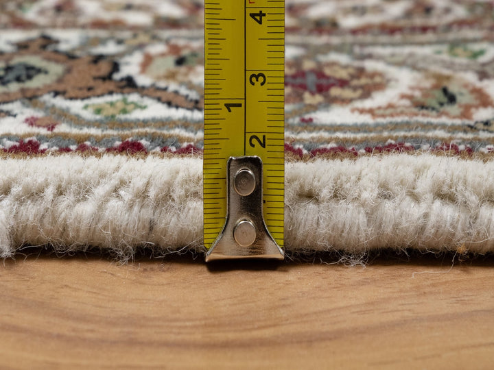 2'10" x 8'0" New Hand Knotted Ivory Wool Runner Oriental Rug - MOA10291025
