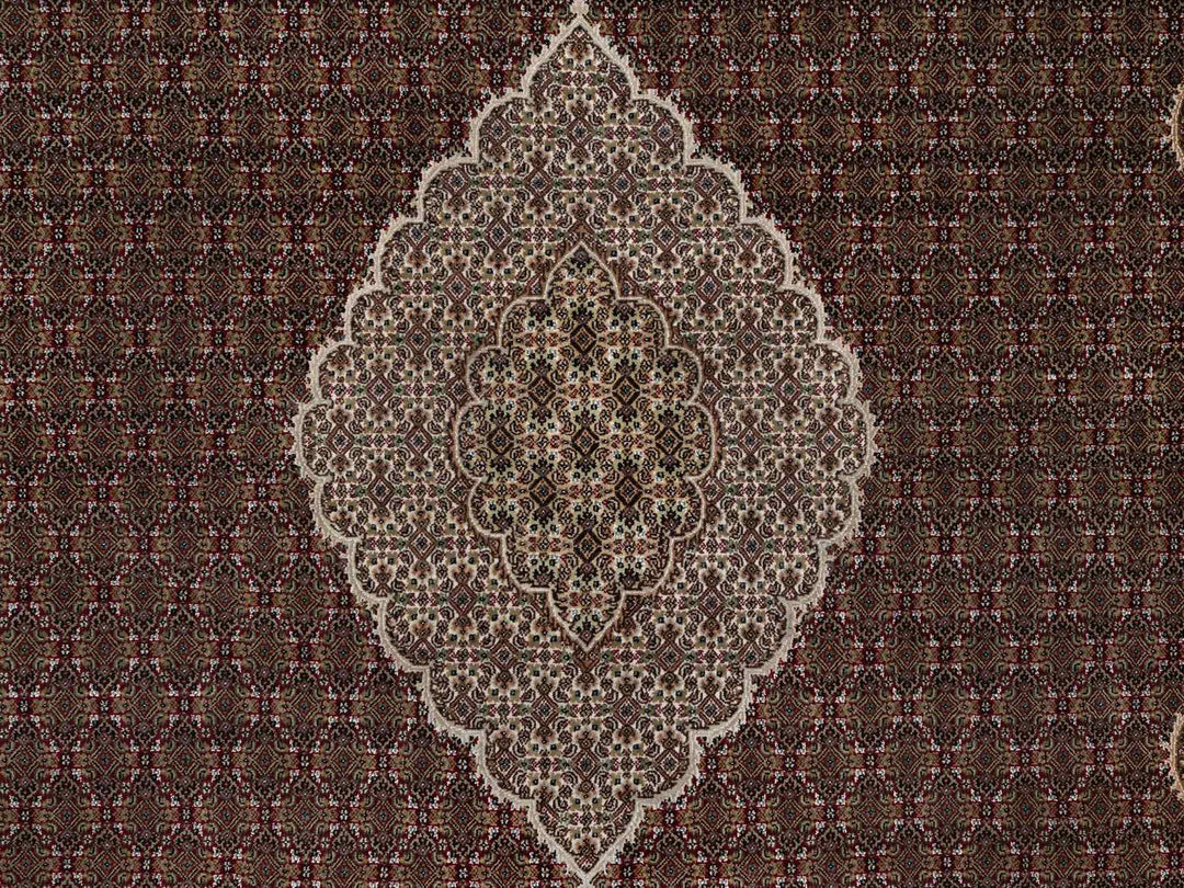 11'9" x 15'1" New Hand Knotted Red Wool Rectangle Oriental Rug - MOA10291060
