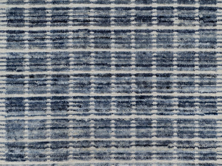 2'2" x 3'1" New Hand Loomed Blue Wool Rectangle Oriental Rug - MOA10291062