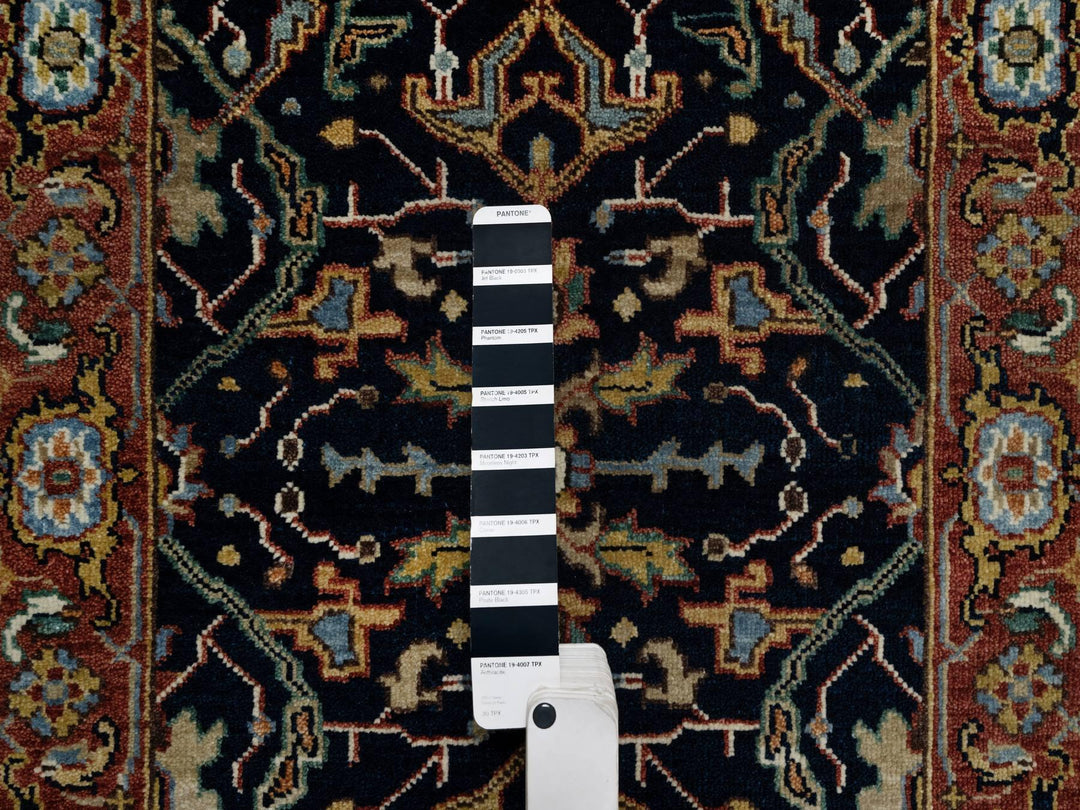 2'0" x 3'2" New Hand Knotted Blue Wool Rectangle Oriental Rug - MOA10291094