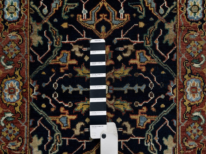2'0" x 3'2" New Hand Knotted Blue Wool Rectangle Oriental Rug - MOA10291094