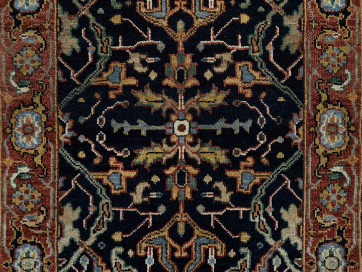 2'0" x 3'2" New Hand Knotted Blue Wool Rectangle Oriental Rug - MOA10291094