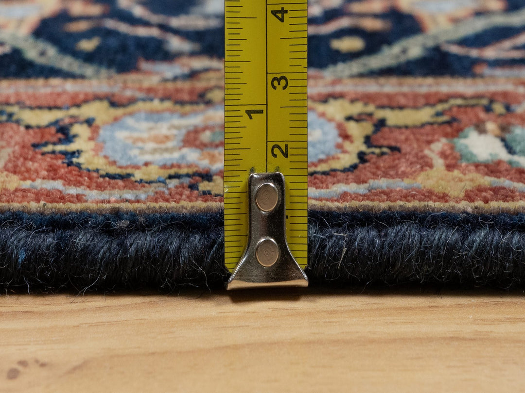2'0" x 3'2" New Hand Knotted Blue Wool Rectangle Oriental Rug - MOA10291094