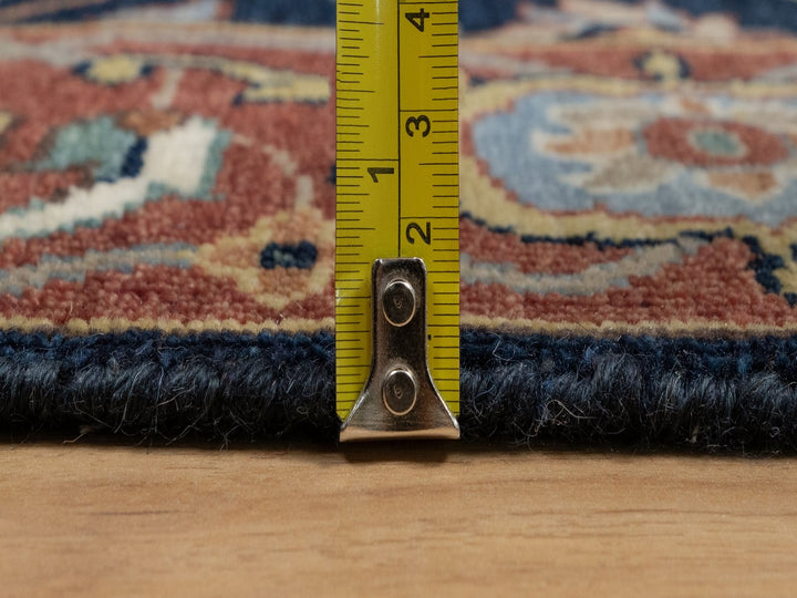3'1" x 5'2" New Hand Knotted Blue Wool Rectangle Oriental Rug - MOA10291101