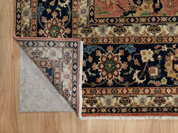 9'0" x 12'2" New Hand Knotted Red Wool Rectangle Oriental Rug - MOA10291102