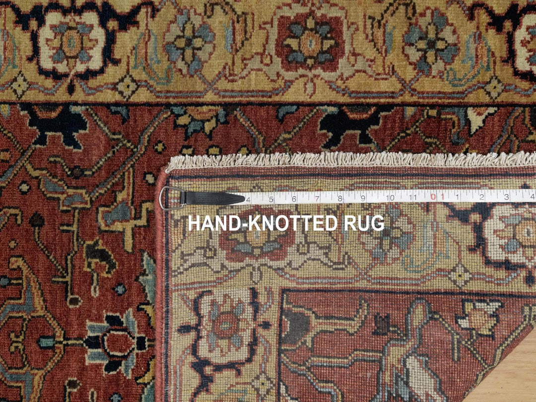 2'7" x 6'1" New Hand Knotted Red Wool Runner Oriental Rug - MOA10291118