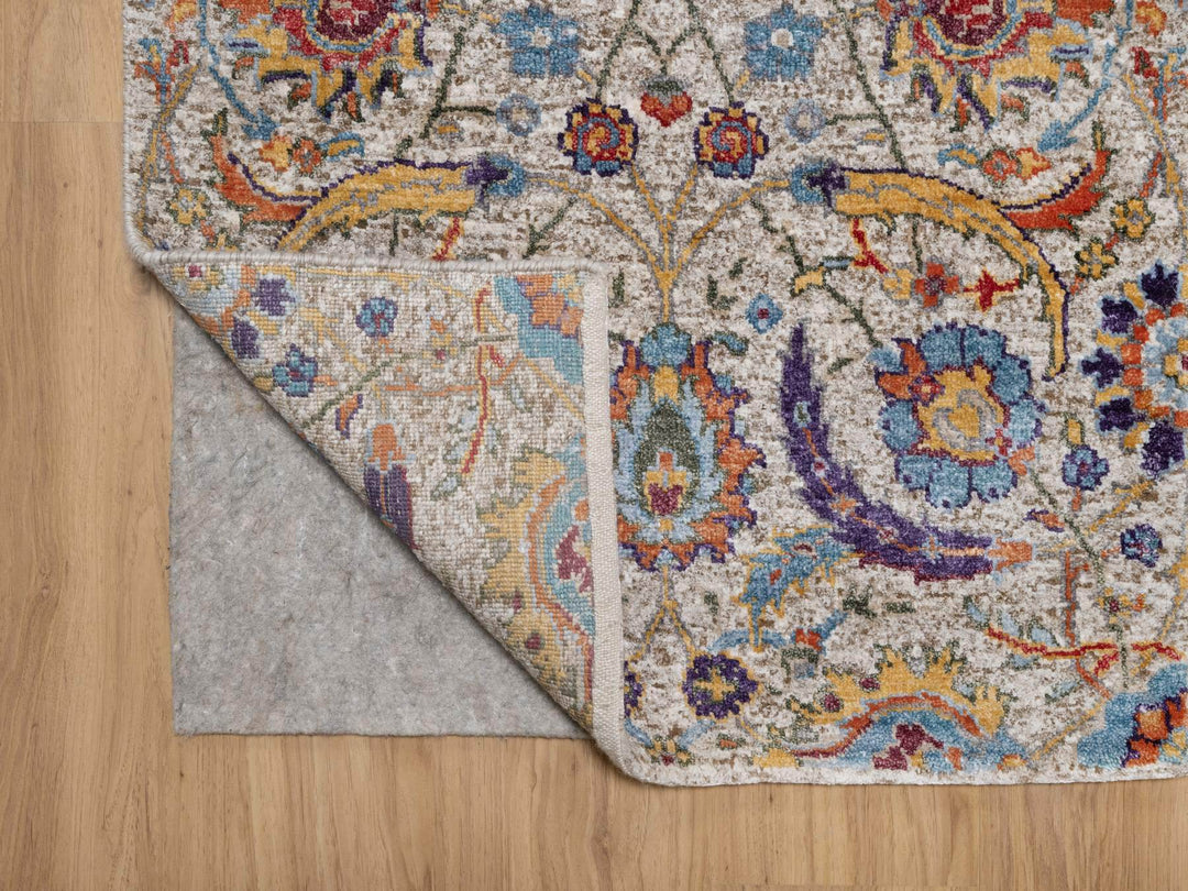 2'5" x 26'0" New Hand Knotted Ivory Wool & Silk Runner Oriental Rug - MOA10291159