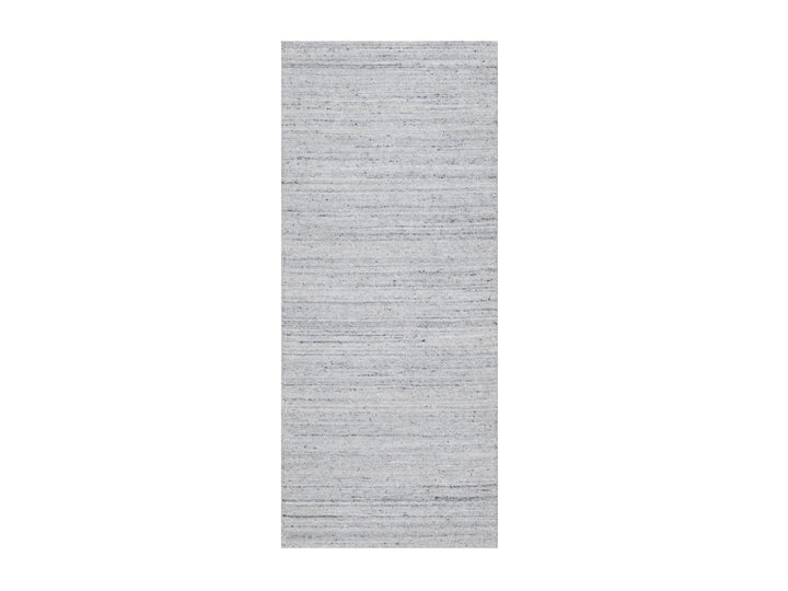 2'6" x 6'0" New Hand Loomed Ivory Wool Runner Oriental Rug - MOA10291185