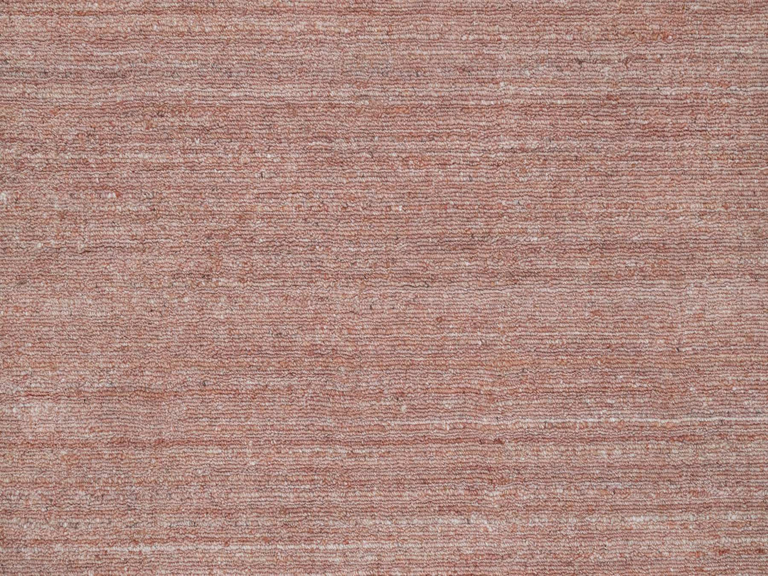 9'0" x 12'0" New Hand Loomed Pink Wool Rectangle Oriental Rug - MOA10291196