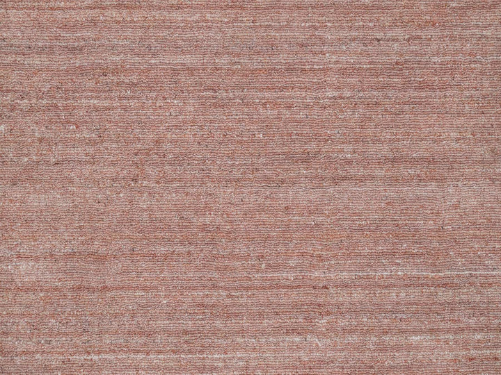 9'0" x 12'0" New Hand Loomed Pink Wool Rectangle Oriental Rug - MOA10291196