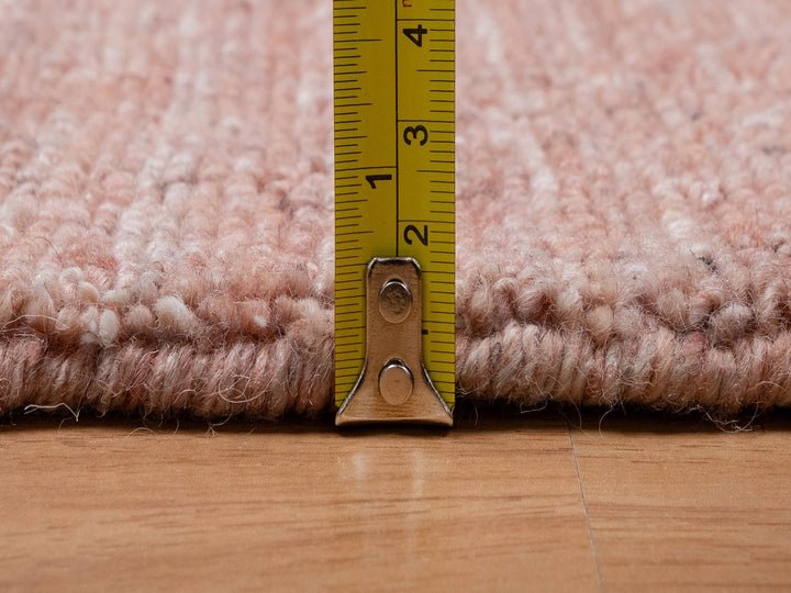 2'0" x 3'0" New Hand Loomed Pink Wool Rectangle Oriental Rug - MOA10291205
