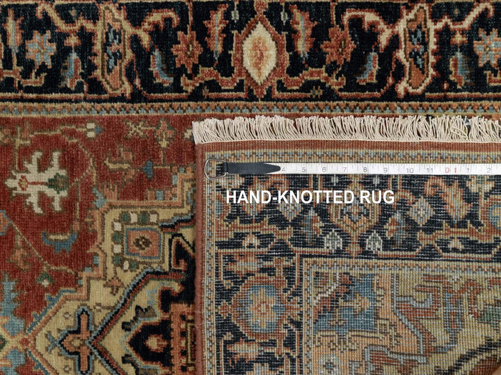 2'9" x 6'0" New Hand Knotted Red Wool Runner Oriental Rug - MOA10291236