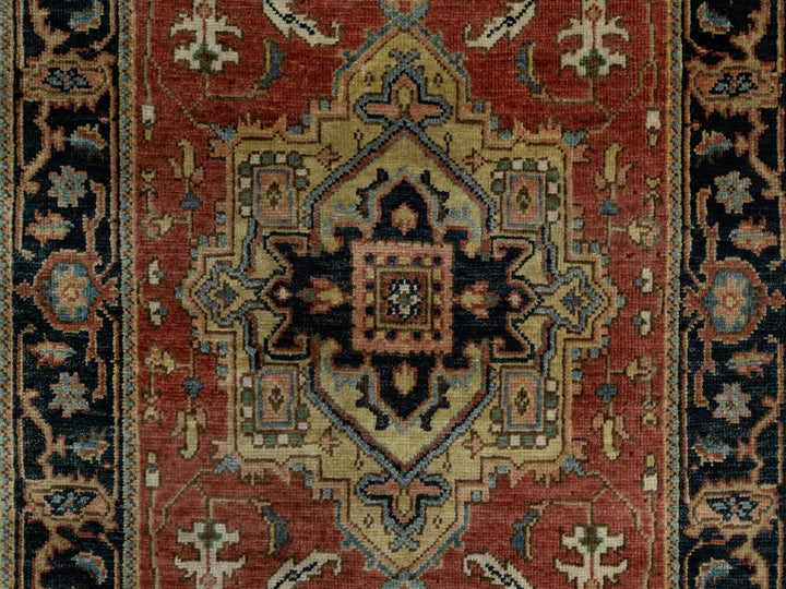 2'9" x 8'0" New Hand Knotted Red Wool Runner Oriental Rug - MOA10291239