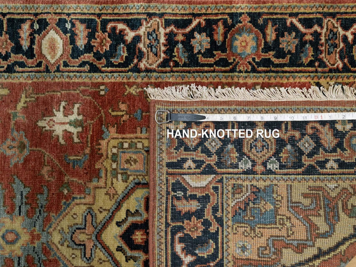 2'9" x 8'0" New Hand Knotted Red Wool Runner Oriental Rug - MOA10291239