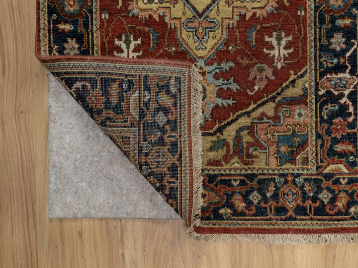 2'6" x 8'0" New Hand Knotted Red Wool Runner Oriental Rug - MOA10291240