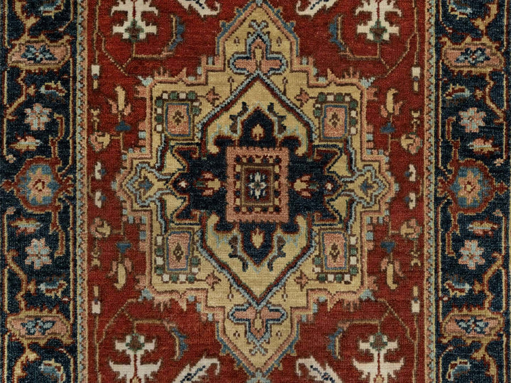 2'6" x 8'0" New Hand Knotted Red Wool Runner Oriental Rug - MOA10291240