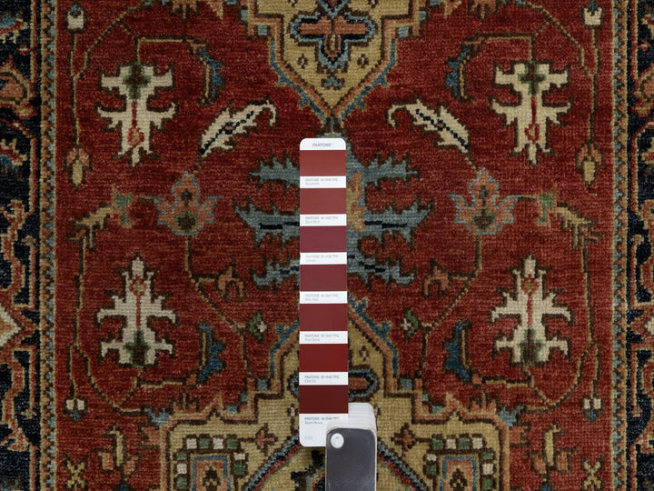 2'8" x 9'11" New Hand Knotted Red Wool Runner Oriental Rug - MOA10291243