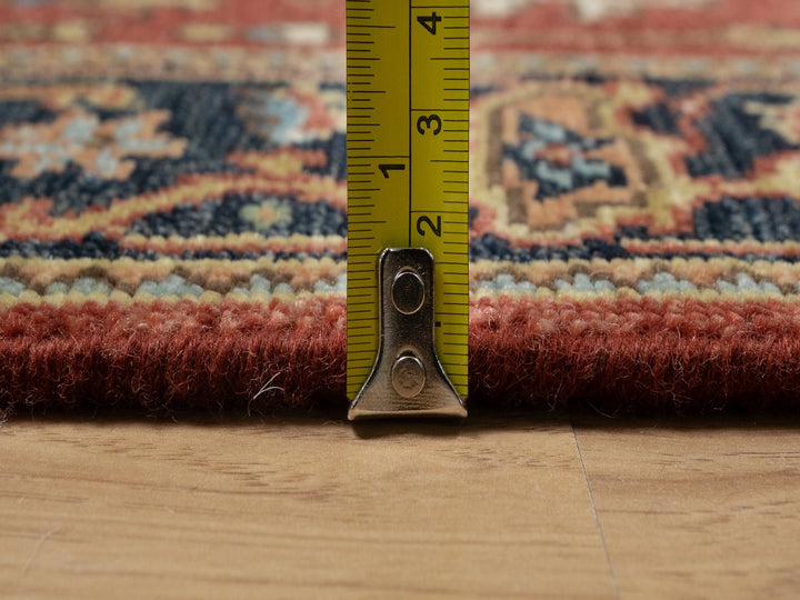 2'8" x 9'11" New Hand Knotted Red Wool Runner Oriental Rug - MOA10291243