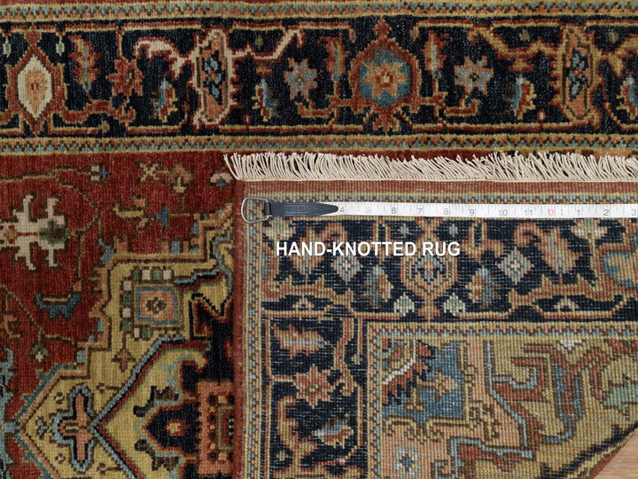 2'8" x 9'11" New Hand Knotted Red Wool Runner Oriental Rug - MOA10291243
