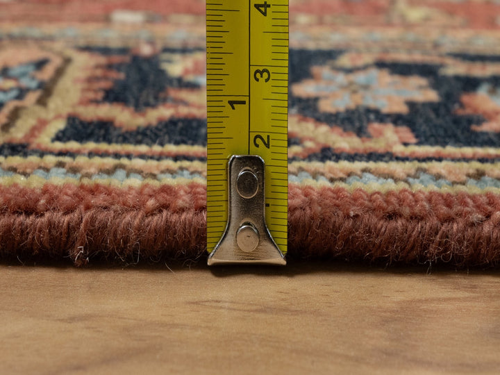 2'8" x 7'11" New Hand Knotted Red Wool Runner Oriental Rug - MOA10291244