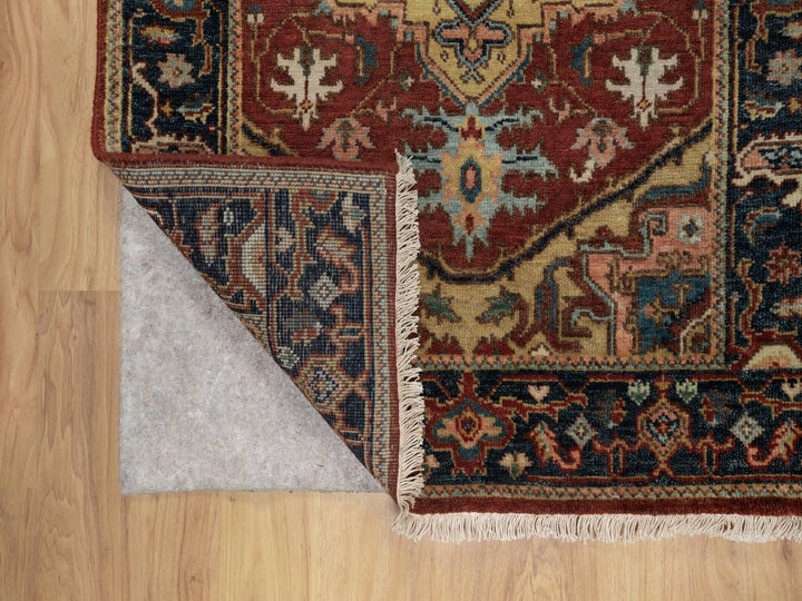 2'7" x 7'11" New Hand Knotted Red Wool Runner Oriental Rug - MOA10291245
