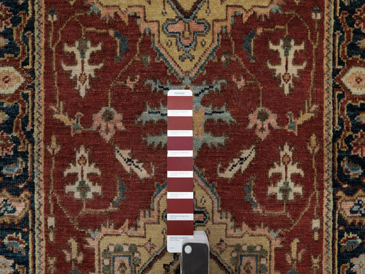 2'7" x 7'11" New Hand Knotted Red Wool Runner Oriental Rug - MOA10291245