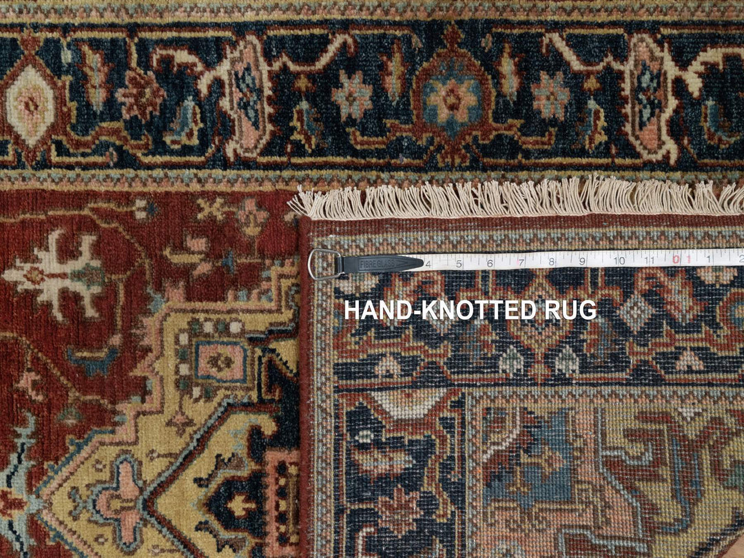 2'7" x 7'11" New Hand Knotted Red Wool Runner Oriental Rug - MOA10291245