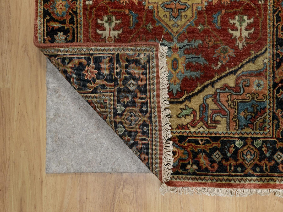 2'7" x 7'10" New Hand Knotted Red Wool Runner Oriental Rug - MOA10291246