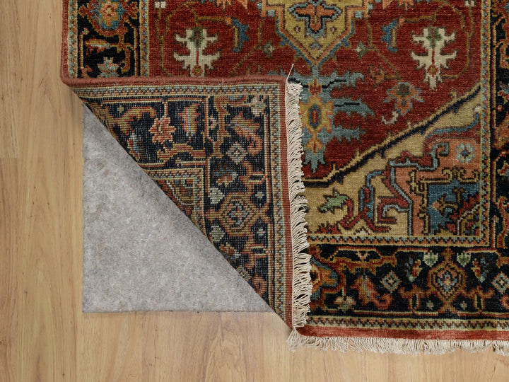 2'7" x 7'10" New Hand Knotted Red Wool Runner Oriental Rug - MOA10291246