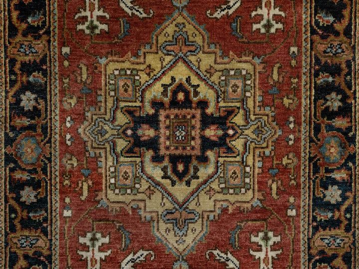 2'7" x 7'10" New Hand Knotted Red Wool Runner Oriental Rug - MOA10291246