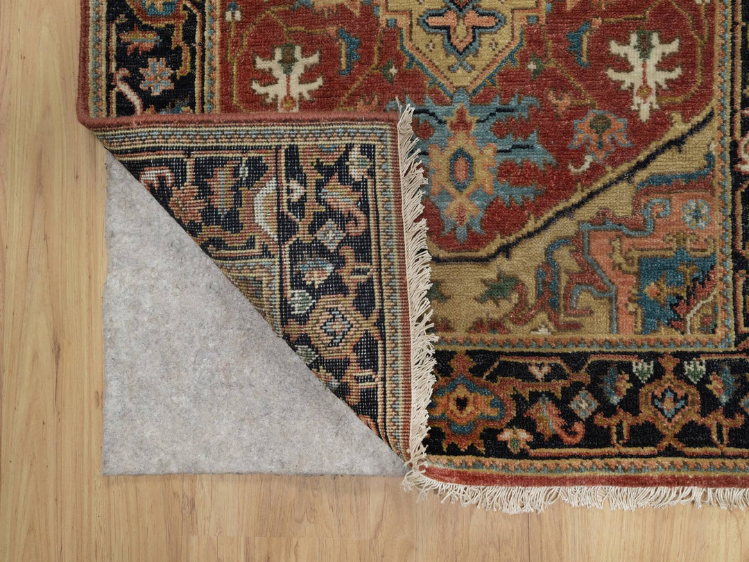 2'7" x 7'10" New Hand Knotted Red Wool Runner Oriental Rug - MOA10291251