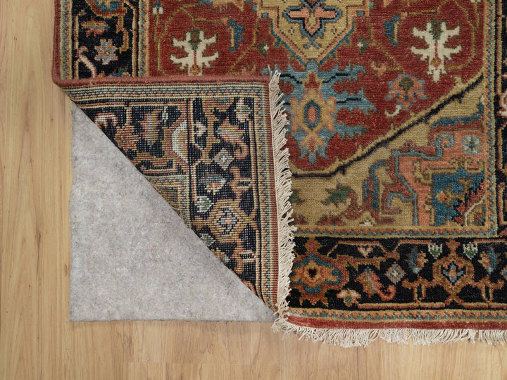 2'7" x 7'10" New Hand Knotted Red Wool Runner Oriental Rug - MOA10291251