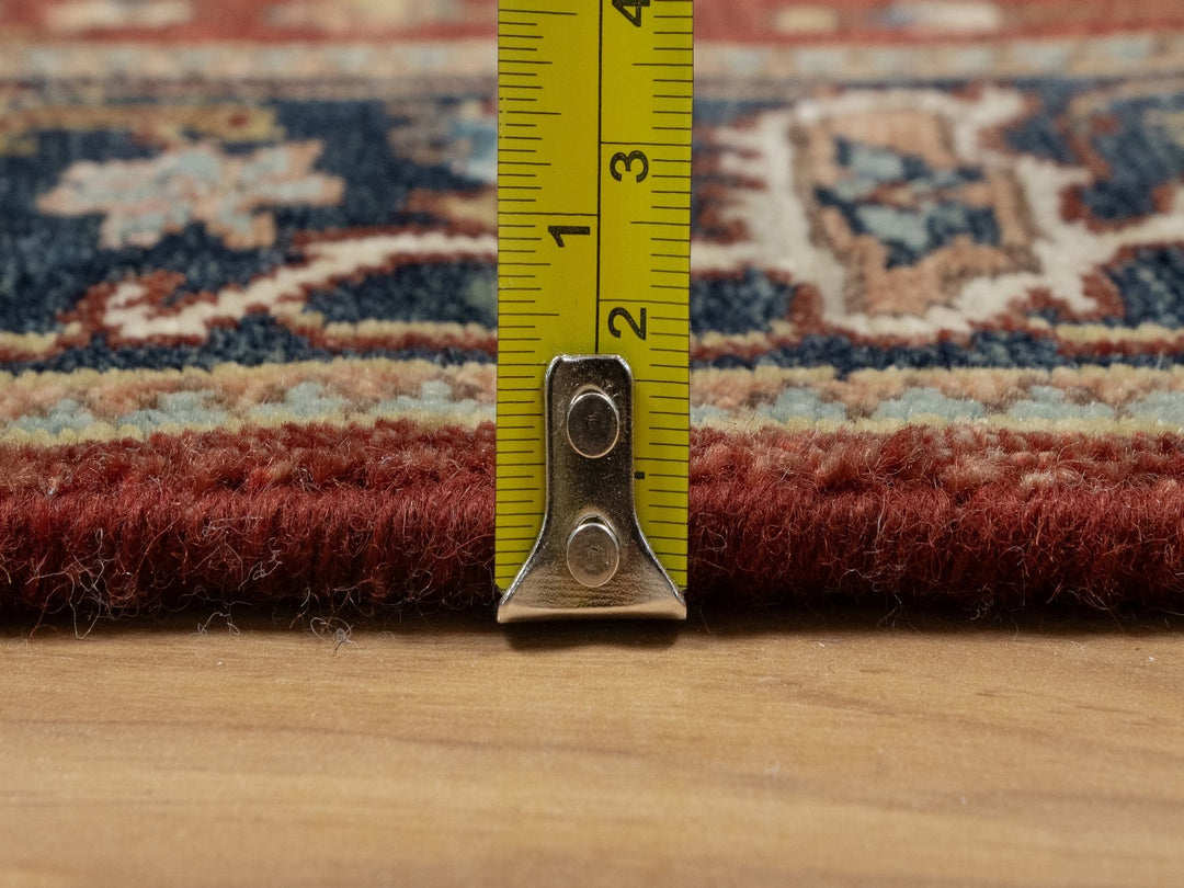 2'9" x 9'11" New Hand Knotted Red Wool Runner Oriental Rug - MOA10291254