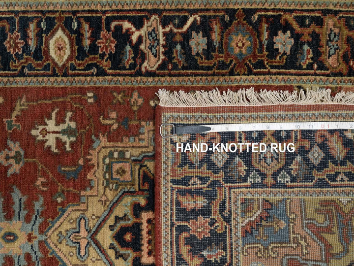 2'9" x 9'11" New Hand Knotted Red Wool Runner Oriental Rug - MOA10291254