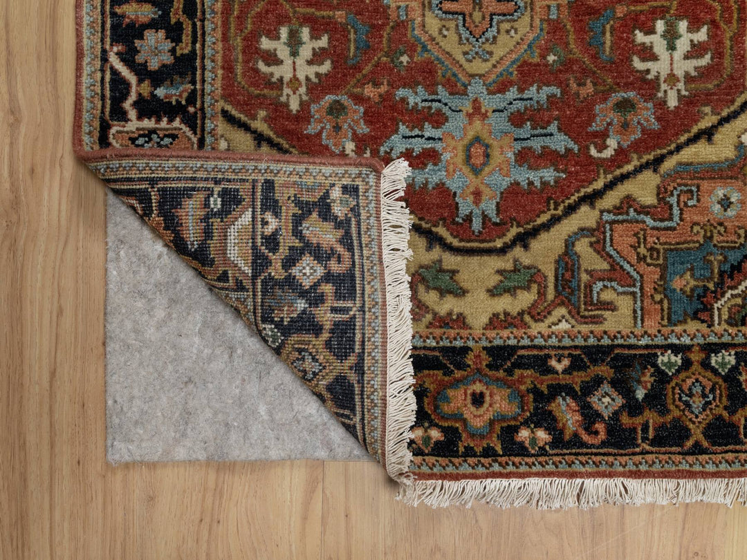 2'7" x 7'11" New Hand Knotted Red Wool Runner Oriental Rug - MOA10291263