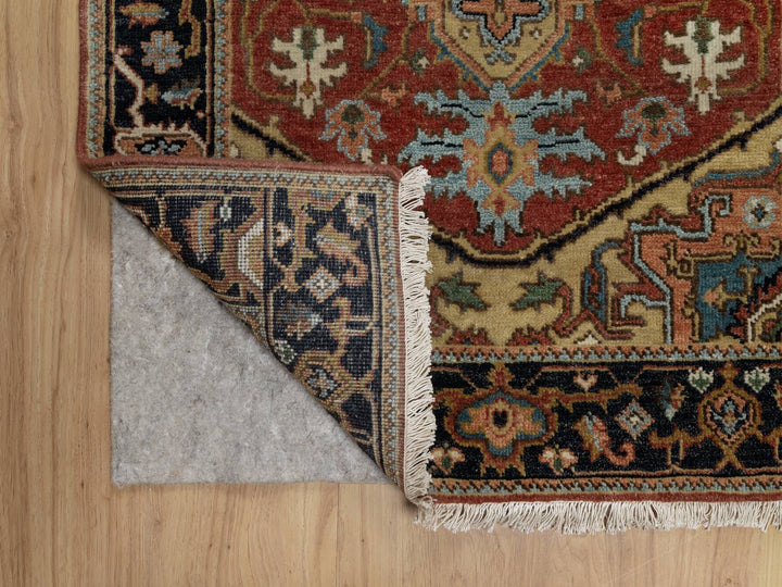 2'7" x 7'11" New Hand Knotted Red Wool Runner Oriental Rug - MOA10291263