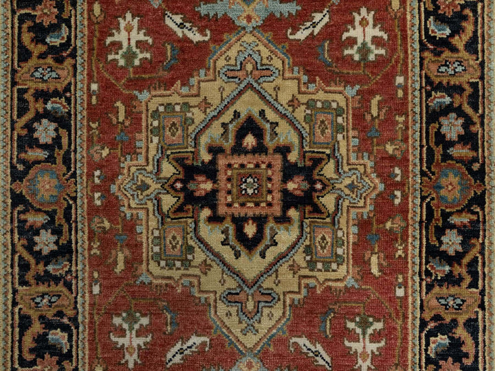 2'7" x 7'11" New Hand Knotted Red Wool Runner Oriental Rug - MOA10291263