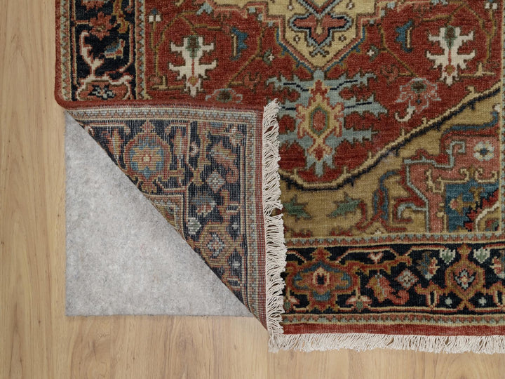 2'10" x 5'11" New Hand Knotted Red Wool Runner Oriental Rug - MOA10291264
