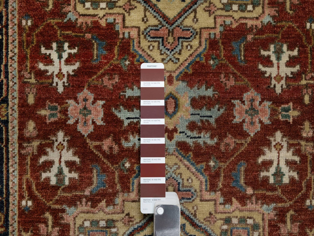 2'10" x 5'11" New Hand Knotted Red Wool Runner Oriental Rug - MOA10291264