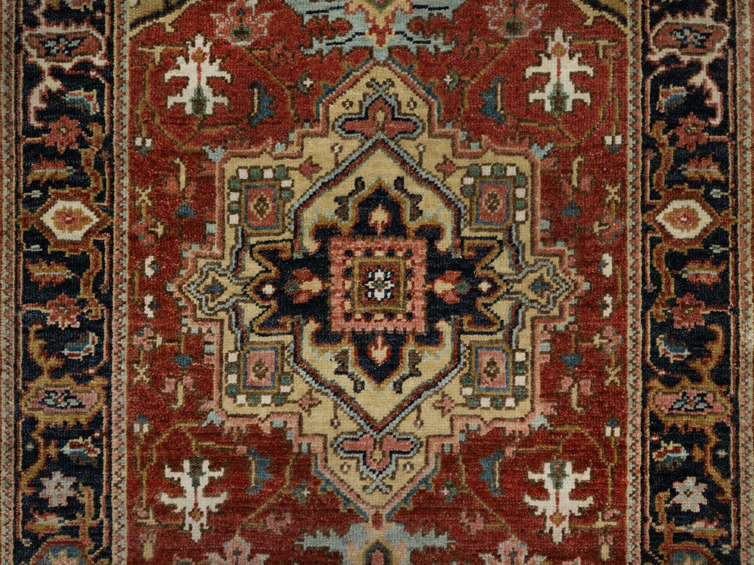 2'10" x 5'11" New Hand Knotted Red Wool Runner Oriental Rug - MOA10291264