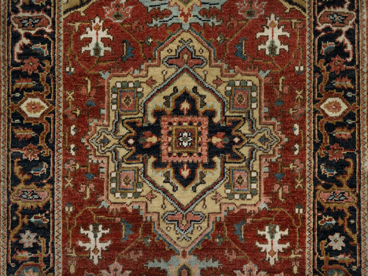 2'10" x 5'11" New Hand Knotted Red Wool Runner Oriental Rug - MOA10291264