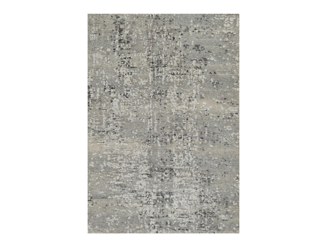 2'0" x 3'0" New Hand Knotted Grey Wool Rectangle Oriental Rug - MOA10291271