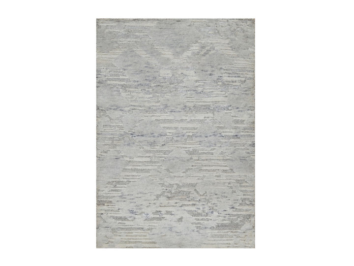 2'0" x 3'0" New Hand Knotted Grey Wool Rectangle Oriental Rug - MOA10291274