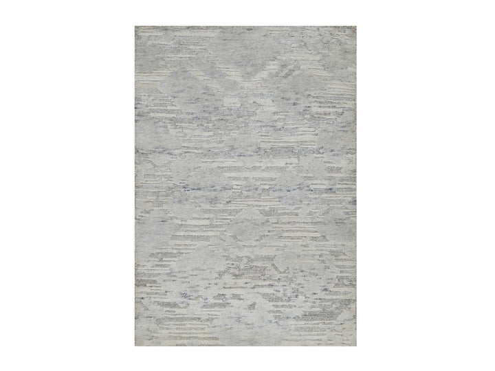 2'0" x 2'11" New Hand Knotted Grey Wool Rectangle Oriental Rug - MOA10291275