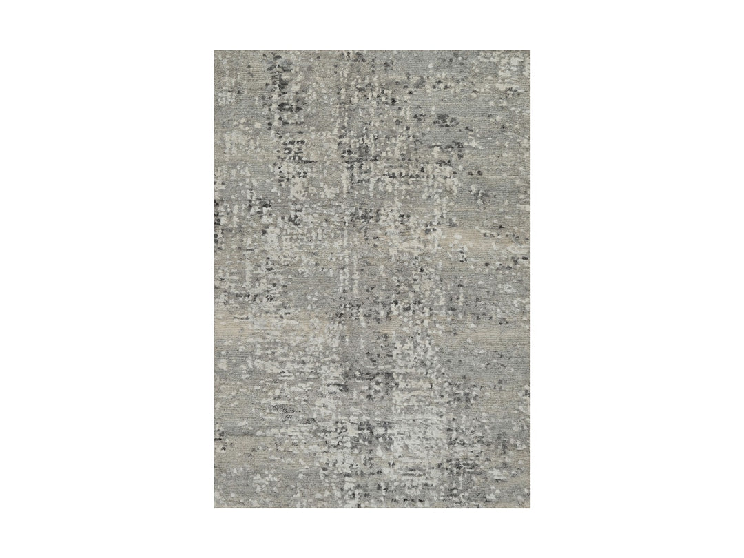 2'0" x 3'0" New Hand Knotted Grey Wool Rectangle Oriental Rug - MOA10291276