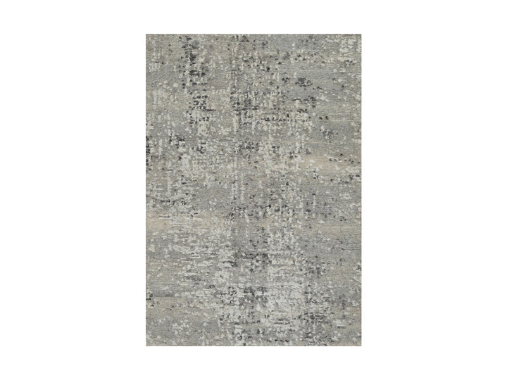 2'0" x 3'0" New Hand Knotted Grey Wool Rectangle Oriental Rug - MOA10291276