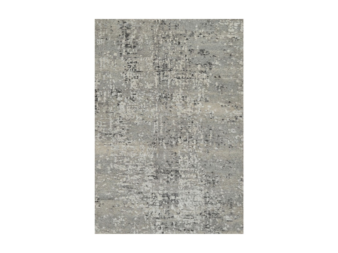 2'0" x 3'0" New Hand Knotted Grey Wool Rectangle Oriental Rug - MOA10291278